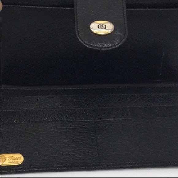 Gucci Monogram Leather & Canvas Wallet - Picture 8 of 8